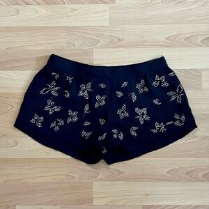 Hollister Rhinestone Embellished Chiffon Shorts